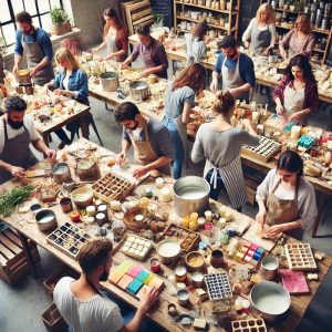 Workshop a teambuildingová akcia na výrobu sviečok a mydiel